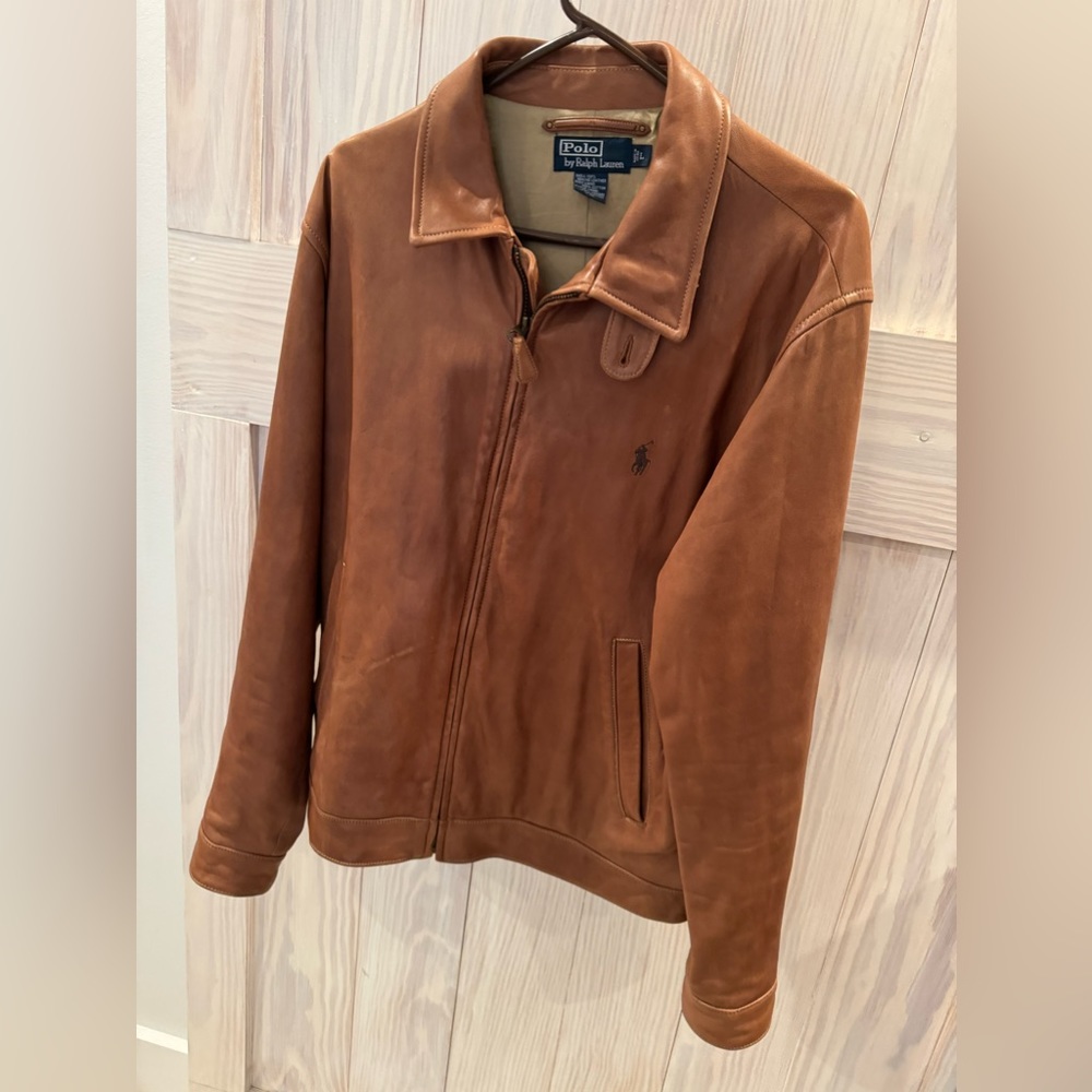 Polo men’s leather jacket